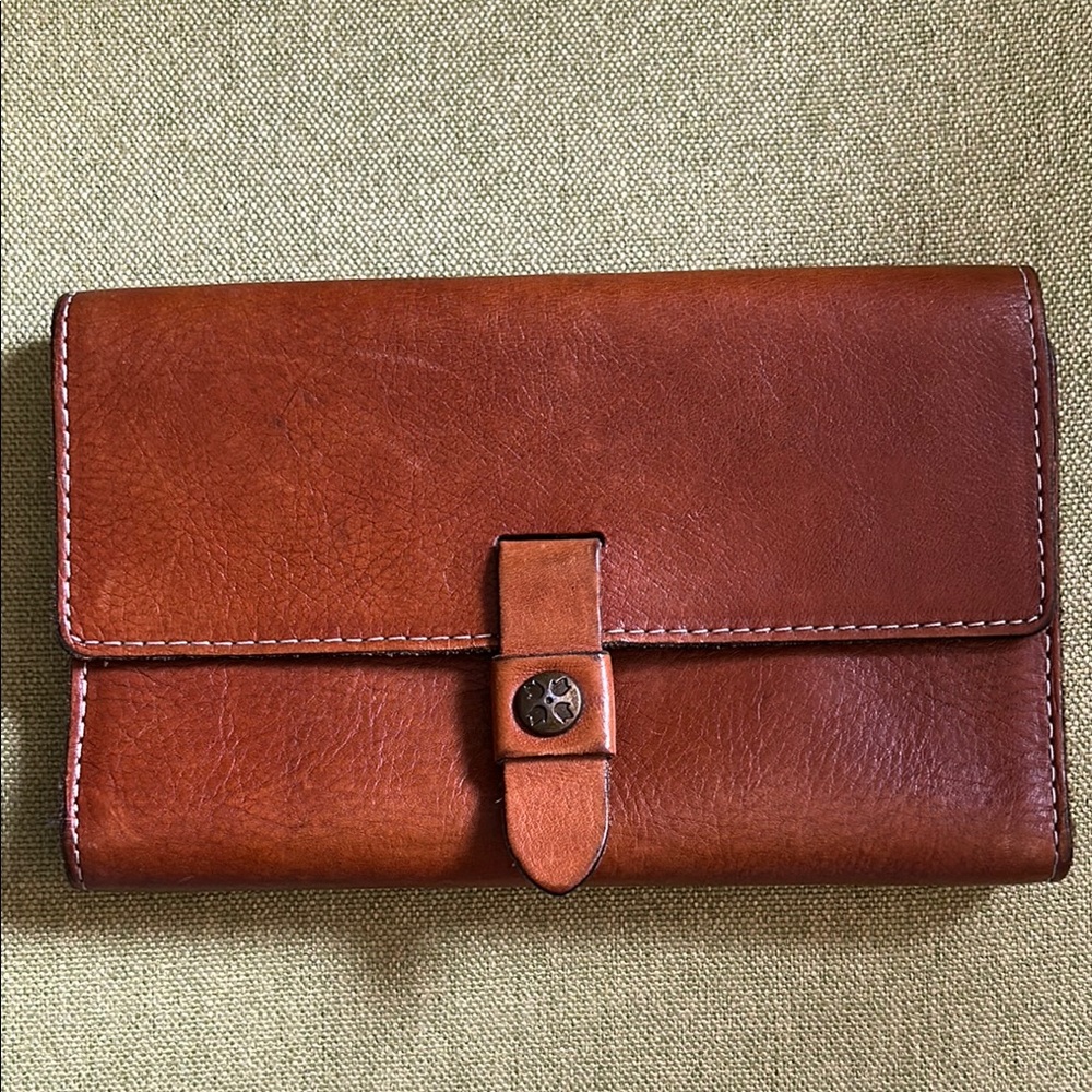 Patricia Nash Brown Leather Wallet